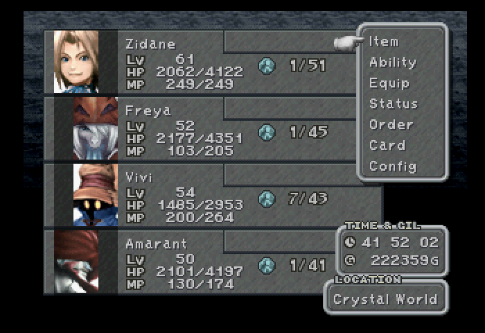 Final Fantasy IX: moving on 