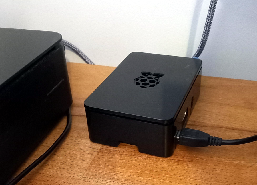 The black case of my rPi 2B